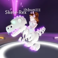 The Mega Neon Skele-Rex.