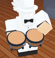 Camper's Bongos use.png (109 KB) A player using the Camper's Bongos.