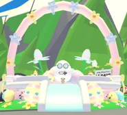 The Easter Stand in daylight.