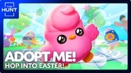 Adopt Me!'s thumbnail during the first week of the Easter Event (2024).