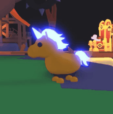 Golden Unicorn Adopt Me Wiki Fandom - roblox adopt me mega neon fly ride unicorn
