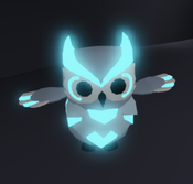 Neon Snow Owl