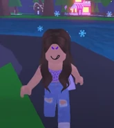 The Snowflake Potion taking effect.