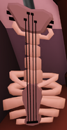 The Rib Guitar in the Halloween Shop.