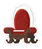 Santa's Throne Sticker