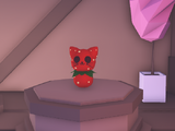 Strawberry Kitty Throw Toy