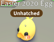 The Easter 2020 Egg in-game.
