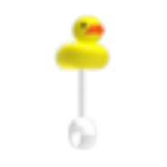 The Duck Rattle in a player's inventory.