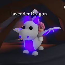 Lavender Dragon | Adopt Me! Wiki | Fandom