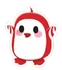 Peppermint Penguin Sticker