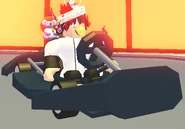 A player driving the GoKart.