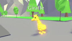 roblox adopt me neon giraffe