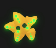 Mega Neon Starfish (gif)