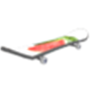 The Melon Skateboard in a player's inventory.