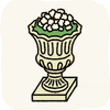 Garden Flowers WhiteFlowerPot.png