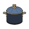 Kitchen Items Blue Luxury Stockpot.png