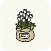 Garden Flowers WhiteTulips.png