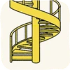Lounge Stairs YellowSpiralStair.png