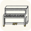 Lounge AmusementItems WhitePiano.png