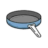 Kitchen Items Blue Pan.png