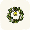 Lounge Decorations ChristmasWreath.png