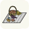 Garden GardenMats GrayPicnicBlanket.png