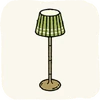Lounge Lamps GreenRetroLamp.png