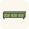 Lounge Cabinets GreenTvStand.png