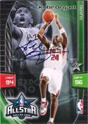 Kobe Bryant Official Autograph Card All Star