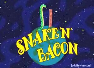 Snake N Bacon title screen