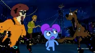 The Scooby Gang being infected with the Glitch.