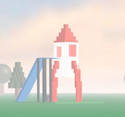 Classic Rocket ship