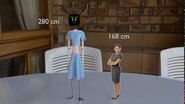 Erie and average woman height comparison
