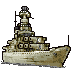 Yellow Lazurian Battleship