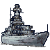 Blue Lazurian Battleship