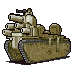 Yellow Lazurian War Tank