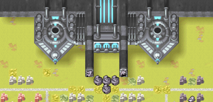 The extent of the nest in .