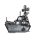 Blue Lazurian Gunboat