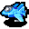 Blue Fighter Map Sprite