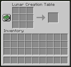 Lunar Creation Table GUI