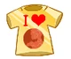 I Love Mars Badge