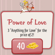 Power of Love Gold Upgrade