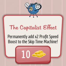 The Capitalist Effect Gold Upgrade