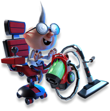 E Gadd with Poltergust LM3 art