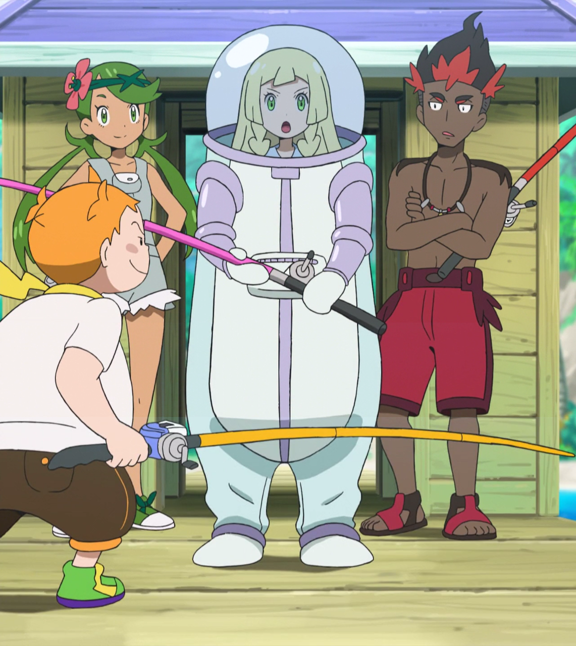 Since Lillie is the central character for Alola. I hope these guys teaming  up with the Alola guardian deities with their SS in Alola VA. :  r/PokemonMasters