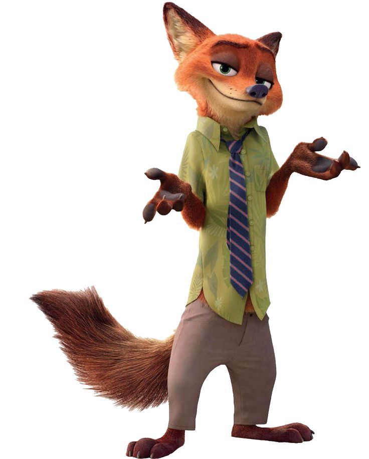 Zootopia - NICK WILDE, the scamming fox who Judy reluctantly teams