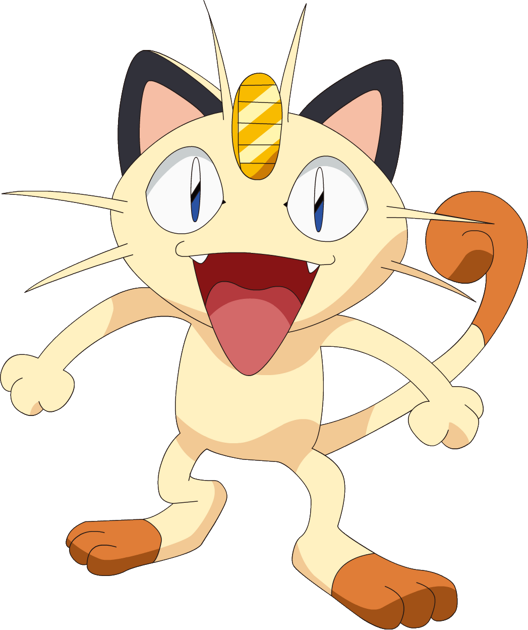 Pokémon Meowth Eat Tamato Berry🔥 #Pokémon #Meowth #SpicyFood