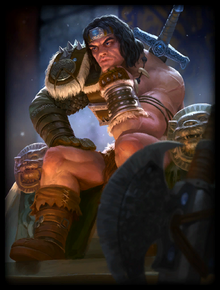 T Thor Barbarian Card