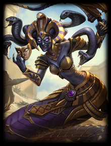 T Medusa Egyptian Card
