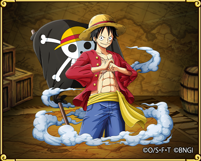 One Piece Treasure Cruise Jolly Roger Marshall D. Teach Monkey D. Luff
